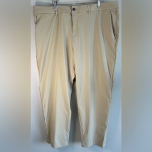 Lululemon Men's Commission Classic Pants Beige Tan Golf Size 40 NWOT